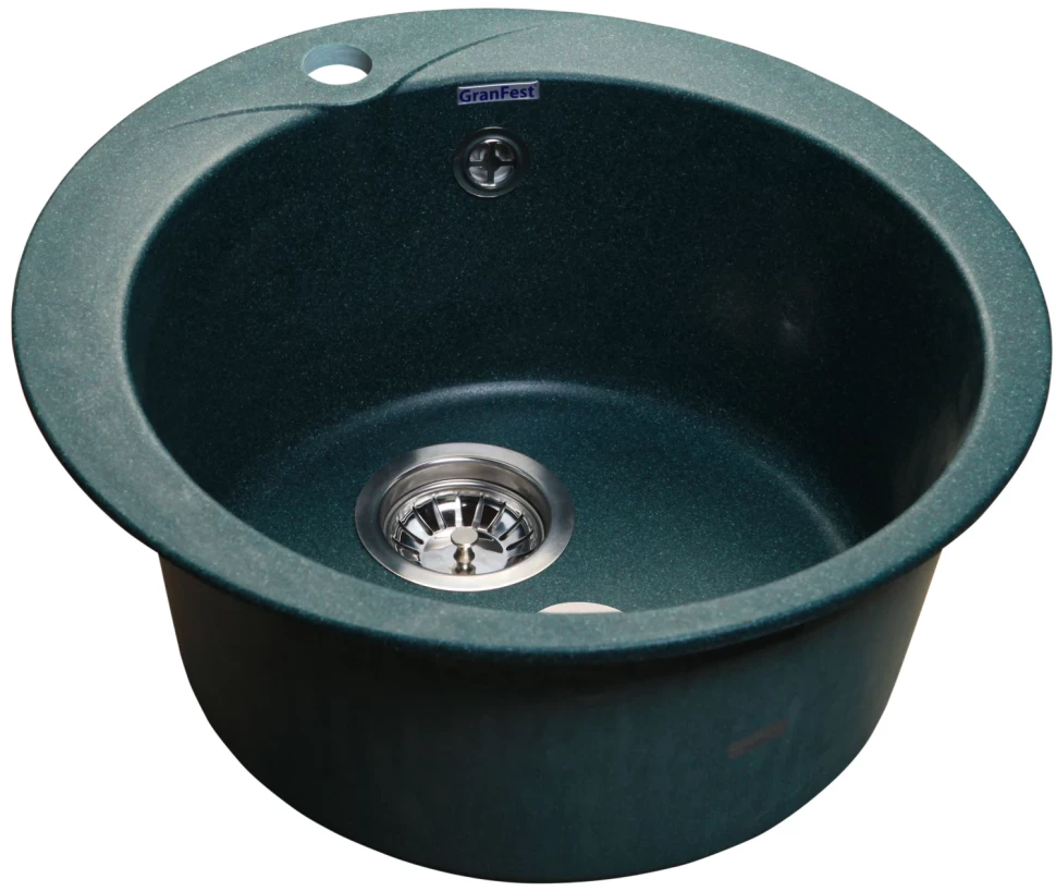Кухонная мойка зеленый GranFest Rondo GF-R480 
Кухонная мойка зеленый GranFest Rondo GF-R480