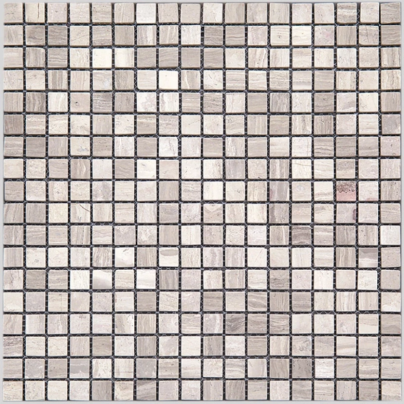 Мозаика Natural i-Tile 4M032-15T Мрамор серый, поверхность состаренная 29,8x29,8