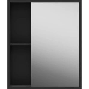 Изображение товара зеркальный шкаф misty ненси п-нен-04060-50 60x72 см l/r, антрацит матовый