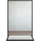 Зеркало 76,2x85 см белый матовый/черный Sanflor Норд C04607 - 1