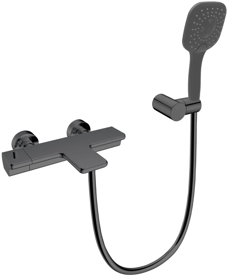 Термостат для ванны AltroBagno Lamberto 0224 GrMt с душевым гарнитуром, оружейная сталь 
Термостат для ванны AltroBagno Lamberto 0224 GrMt с душевым гарнитуром, оружейная сталь