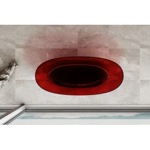 Изображение товара ванна из полиэфирной смолы 170x75 см abber kristall at9703rubin