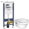 Комплект подвесной унитаз Gustavsberg Hygienic Flush 5G84HR01 + система инсталляции Geberit 458.125.21.1 - 1