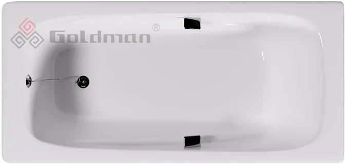 Чугунная ванна 170x80 см с отверстиями для ручек Goldman Art AT17080H
Чугунная ванна 170x80 см с отверстиями для ручек Goldman Art AT17080H