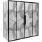 Боковая стенка 80 см Deto SB80 прозрачное с рисунком - 6