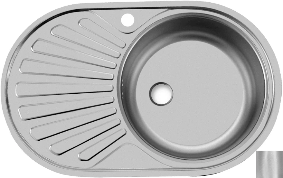 Кухонная мойка матовая сталь Ukinox Фаворит FAM770.480 -GT5K 1R
Кухонная мойка матовая сталь Ukinox Фаворит FAM770.480 -GT5K 1R