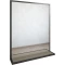 Зеркало 76,2x85 см тауп матовый/черный Sanflor Норд C08104 - 1