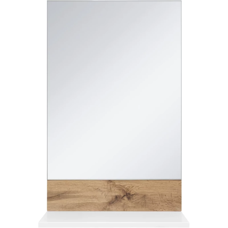 Зеркало 45x72,1 см белый глянец/светлое дерево Misty Адриана П-Адр03045-01