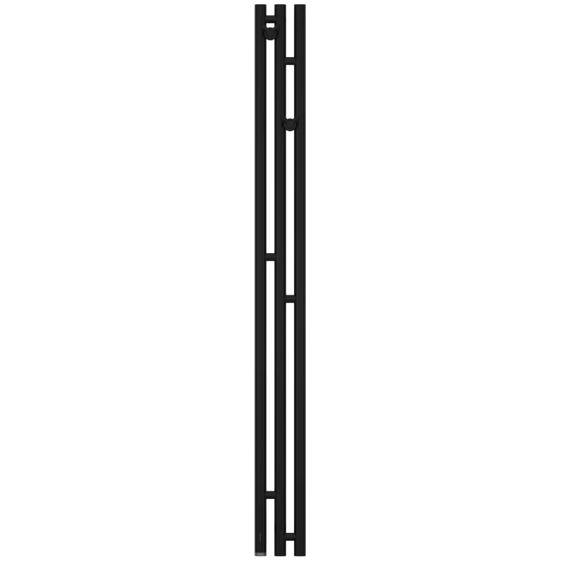 Полотенцесушитель электрический 1500x106 черный матовый МЭМ левый Сунержа Терция 3.0 31-5844-1511
