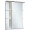 Зеркальный шкаф 60x75 см белый R Runo Гиро 00000000025 - 1