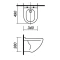 Унитаз подвесной с сиденьем микролифт Sanita Luxe Attica ATCSLWH0111 - 3