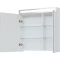 Зеркальный шкаф 80x80 см белый глянец L Dreja Max 77.9009W - 4