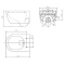 Комплект подвесной унитаз SSWW CT2037black + система инсталляции Tece 9400413 - 12