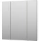 Зеркальный шкаф 75x80 см белый глянец R Misty Аура Э-Аур02075-01 - 3