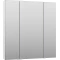 Зеркальный шкаф 75x80 см белый глянец R Misty Аура Э-Аур02075-01 - 2