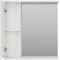 Зеркальный шкаф 70x74,5 см белый глянец L Misty Атлантик П-Атл-4070-010Л - 3