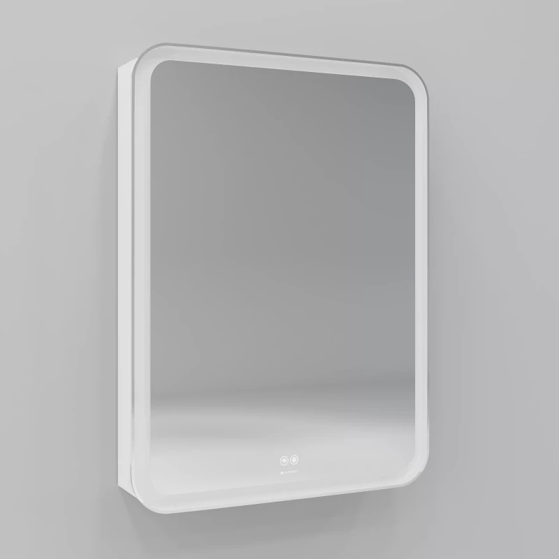 Зеркальный шкаф 60x80 см белый R Laparet Accord Acc.03.50/W