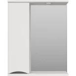 Изображение товара зеркальный шкаф 60x74,5 см белый глянец l misty атлантик п-атл-4060-010л