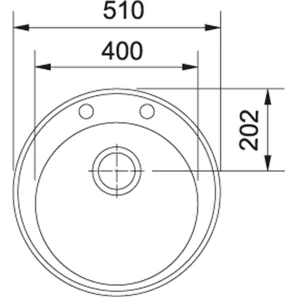 Изображение товара круглая кухонная мойка из камня franke ronda rog 610-41 графит 114.0175.158