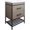Комплект мебели тауп матовый/черный 60 см Sanflor Норд C08106 + S-UM-COM60/1-w + C08103 - 2