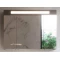 Зеркальный шкаф 110x75 см черный глянец Verona Susan SU608G98 - 1