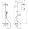 Душевая система Hansgrohe Vernis Shape Showerpipe 230 1jet Green 26319000 - 2