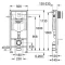 Комплект подвесной унитаз Jacob Delafon Escale E1306-00 + система инсталляции Grohe 38772001 - 8