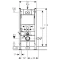 Комплект подвесной унитаз Jacob Delafon Escale E1306-00 + система инсталляции Geberit 458.124.21.1 - 9