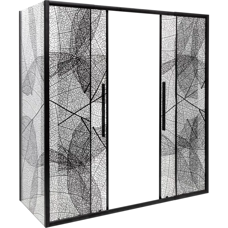 Душевая дверь 170-190 см Deto FB2-170 прозрачное с рисунком