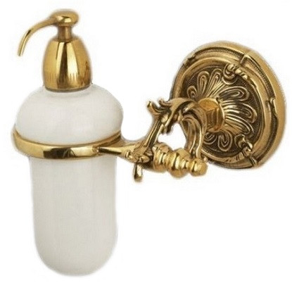 

Дозатор жидкого мыла с держателем античное золото Art&Max Barocco AM-1788-Do-Ant