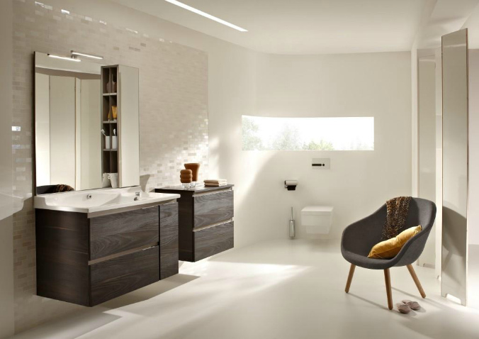 Функциональная мебель для ванной комнаты от Jacob Delafon