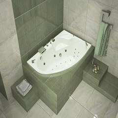 Насколько подходящим вариантом может стать сидячая ванна в интерьере современной ванной комнаты?