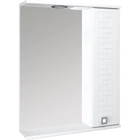 Зеркальный шкаф 60x75 см белый R Runo Авила 00000001047