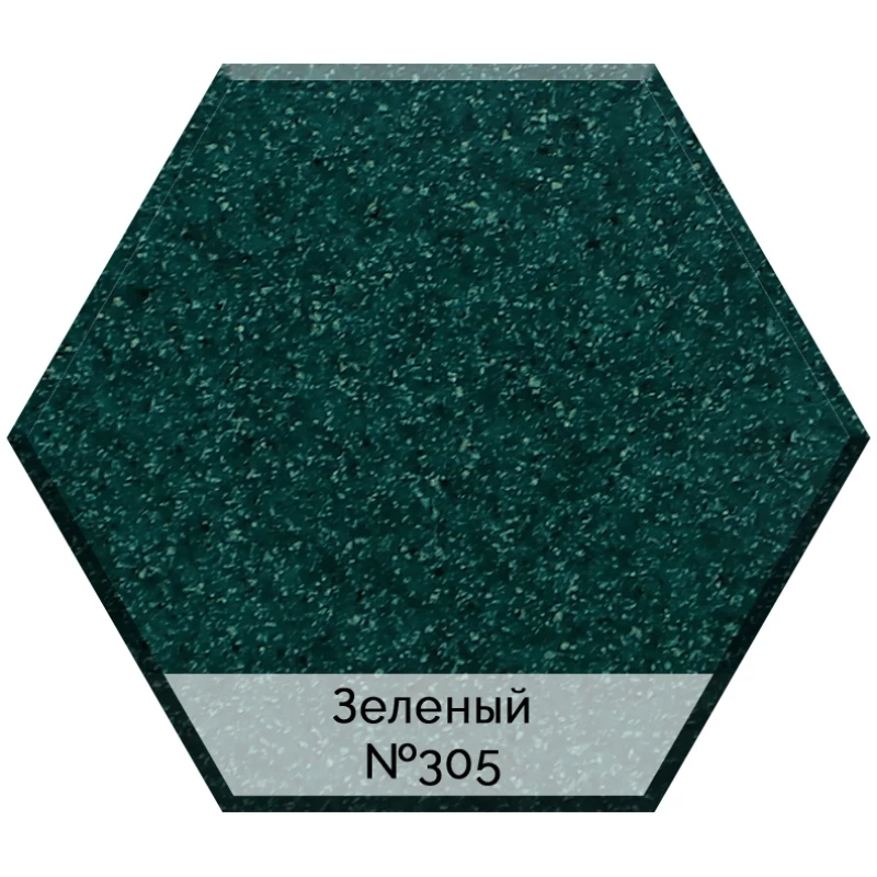 Смеситель для кухни AquaGranitEx зеленый C-1040(305)