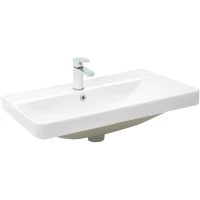 Раковина WeltWasser Deilbach 7608-70 10000004638 70x47,5 см, накладная, белый
