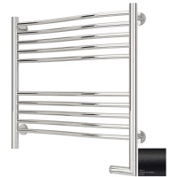 Полотенцесушитель электрический 600x600 темный титан муар МЭМ правый Сунержа Флюид 2.0 15-5221-6060