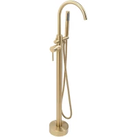 Смеситель напольный для ванны Rea Mono REA-B2716 золотой матовый