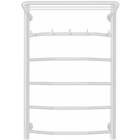 Полотенцесушитель водяной Secado Агата 1КСП 4603777483326 800x532, белый матовый