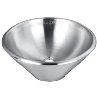 Раковина 42,6x42,6 см матовый хром Nofer Wash 13060.S