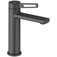 Смеситель для раковины Wellsee ONCE! and forever 182402000 черный матовый