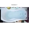 Акриловая ванна 169,8x89,8 см L Aquanet Borneo 00205286 - 2