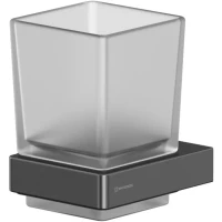 Стакан для зубных щеток Whitecross Cubo CU2430GM настенный, оружейная сталь