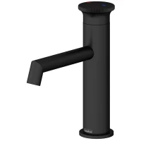 Смеситель для раковины Teska Arte Leo E5518 без донного клапана, черный матовый