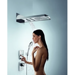 Изображение товара термостат для одного потребителя hansgrohe showerselect glass 15737400