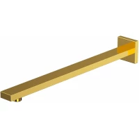 Кронштейн для верхнего душа Whitecross X X1311GL 400 мм, настенный, золотой