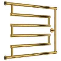 Полотенцесушитель водяной 500x650 золотой Сунержа High-Tech+ model 