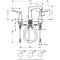 Смеситель для раковины с донным клапаном Hansgrohe Metris Classic 31073000 - 2