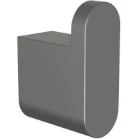 Крючок Knotlor Oval RH101GM для ванны, вороненая сталь