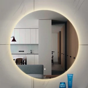 Изображение товара зеркало cerutti spa бьелла ct9545 70x70 см, с led-подсветкой, сенсорным выключателем, диммером