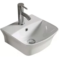 Раковина CeramaLux 78369С 54,5x43 см, подвесная, белый